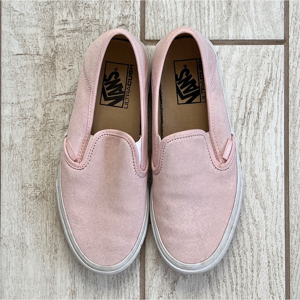 Vans Pink Ultracush Slip-on Sneakers | size 7